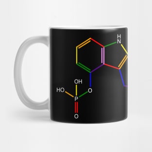 Psilocybin Rainbow Molecule Chemistry Mug